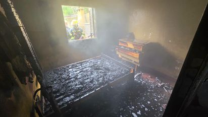 Un brote psicótico habría desencadenado un incendio en una vivienda de Alicia
