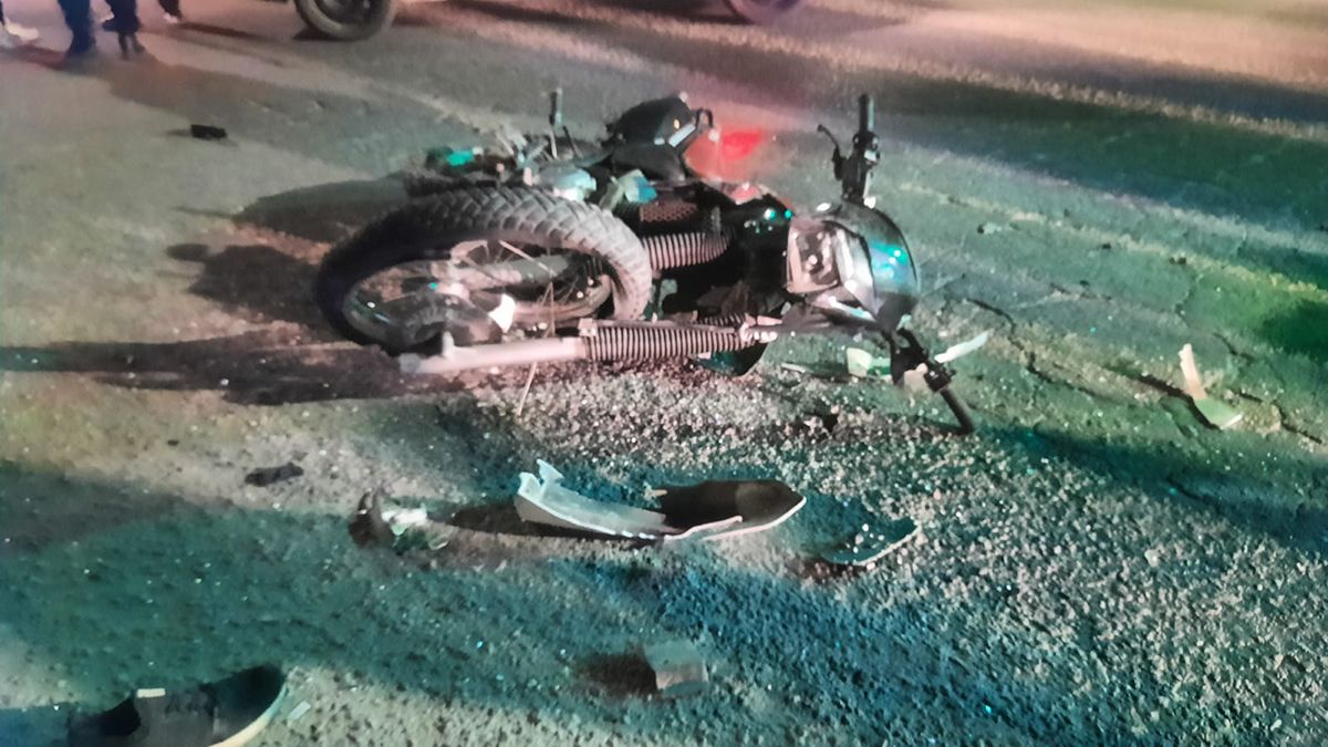 Dos motociclistas resultaron heridos tras un choque en Banda Norte