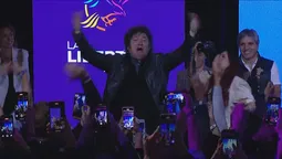milei celebro el triunfo en caba: hoy se pinto de violeta el bastion amarillo