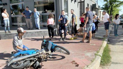 Dos heridos en un choque en el oeste