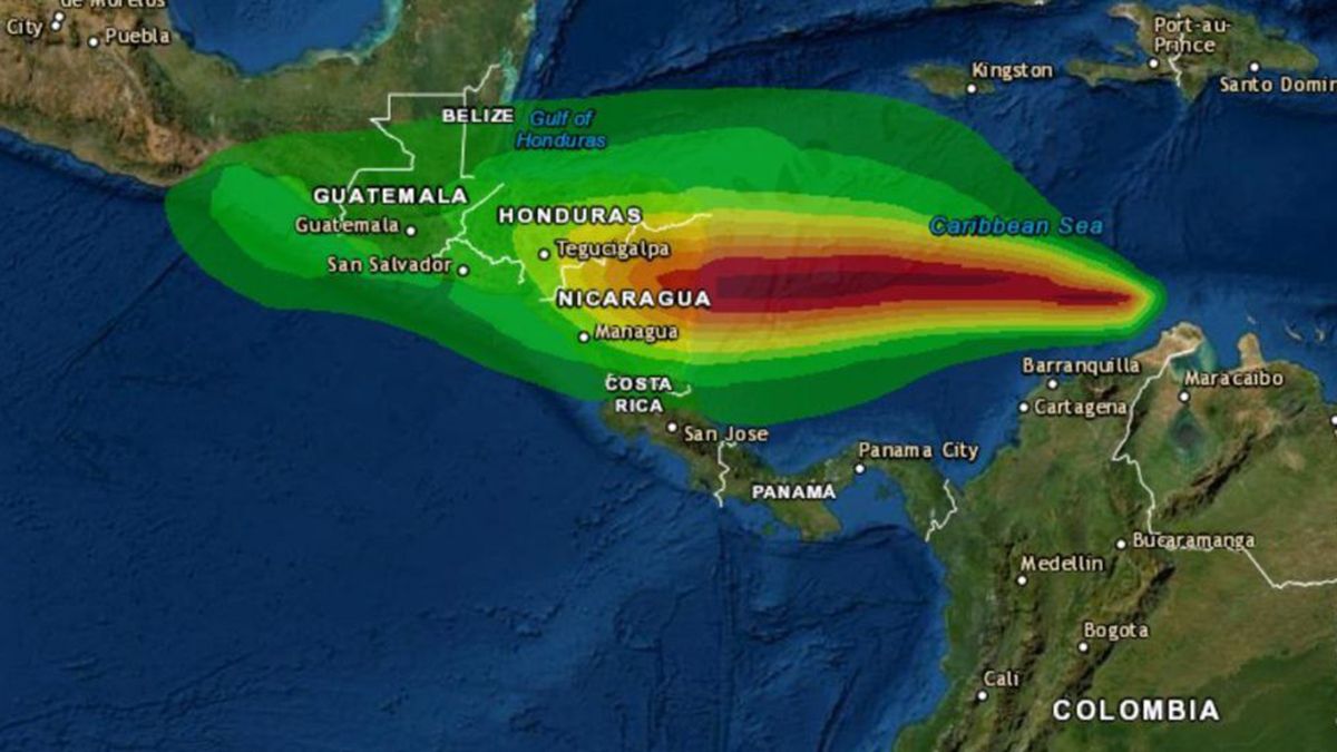 Guatemala y Colombia han comenzado los protocolos de alertaante la llegada de Julia