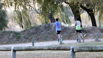 A pesar del frío, los riocuartenses igual hicieron caminatas, trote y ciclismo