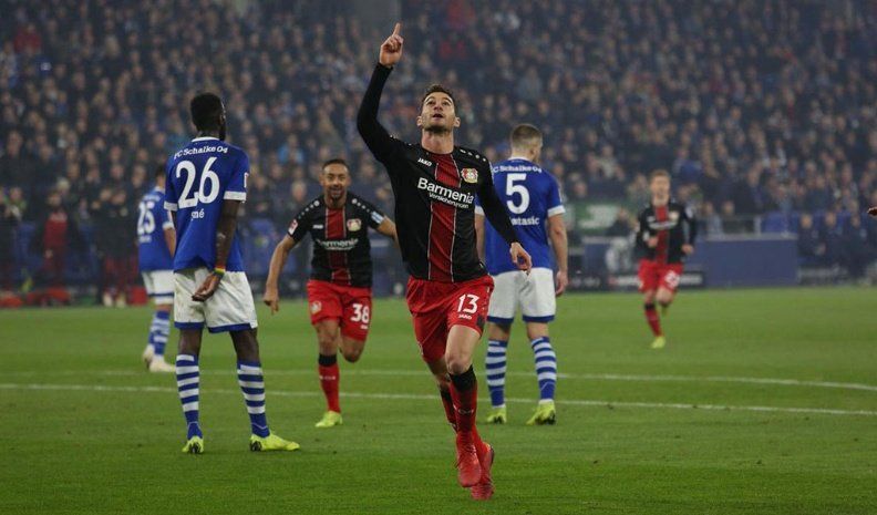 Gol de Alario en el triunfo del Leverkusen