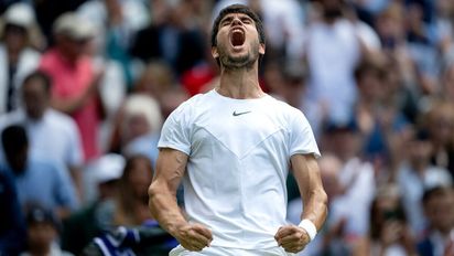 Wimbledon:  Alcaraz venció a Rune y es semifinalista