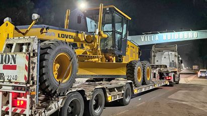 La Municipalidad de Villa Huidobro adquirió una motoniveladora Lovol por $175.000.000