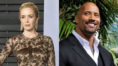 Dwayne Johnson y Emily Blunt en una comedia de superhéroes