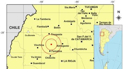 Un sismo de 5.9 en La Rioja se sintió también en Río Cuarto