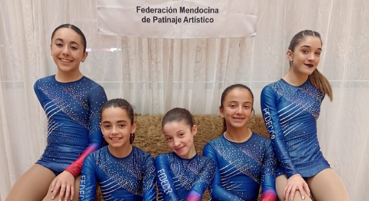 Patín Artístico: deportistas locales lograron medallas en un torneo en Mendoza