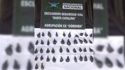 Le secuestraron cocaína a una pasajera que iba en un colectivo a La Carlota