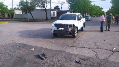 Derivaron a Río Cuarto a un motociclista accidentado en La Carlota