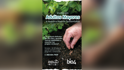 Adultos mayores en la huerta: una iniciativa de Bio 4 argentina