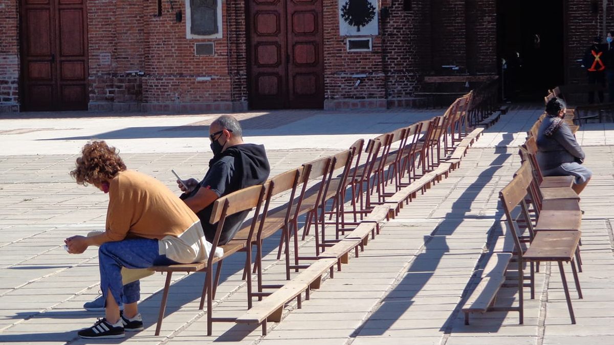 Reducción rinde honor al Señor de la Buena Muerte en medio de un estricto protocolo.