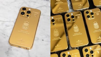 Cuánto salen los iPhone hechos con oro diseñados para los campeones del mundo