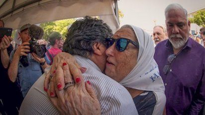 Evo Morales agradeció el apoyo de las Madres de Plaza de Mayo