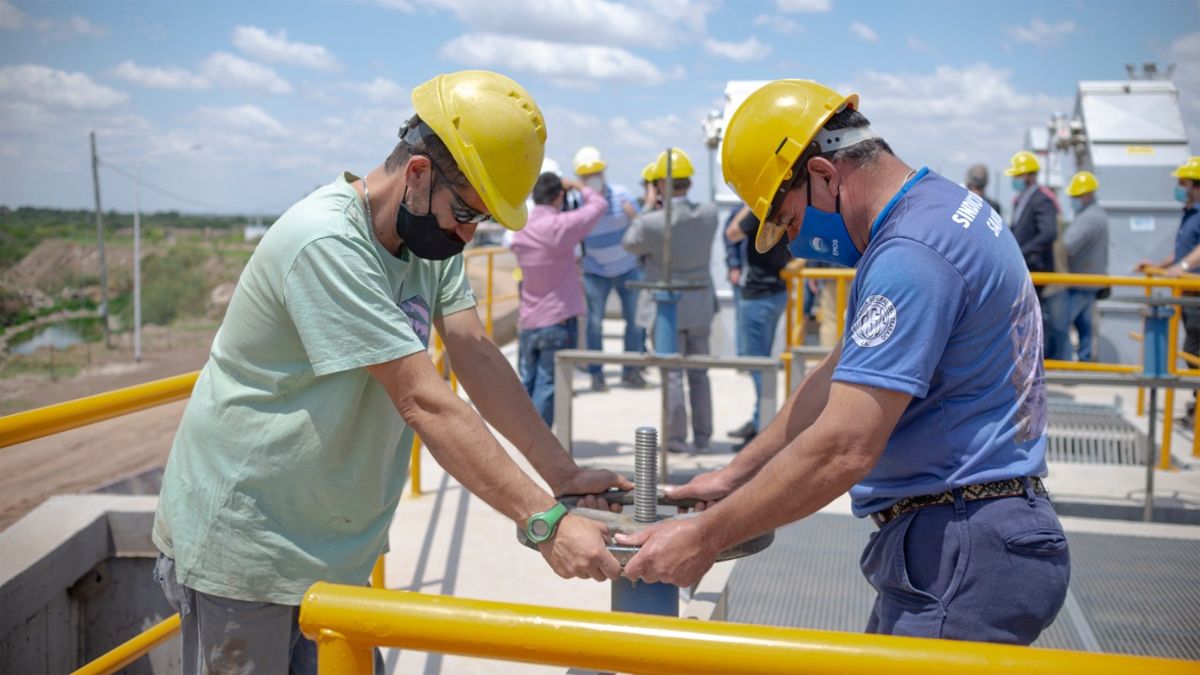 Se habilitó un tratamiento primario de la nueva planta.