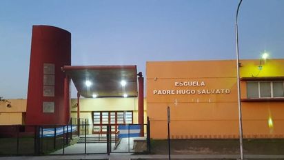 Renovaron el sistema de iluminación de la escuela Padre Hugo Salvato