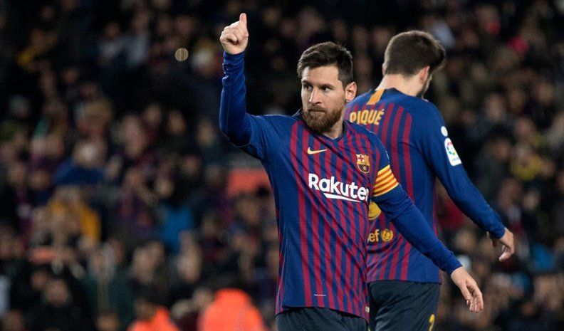 Messi marcó un gol en el triunfo del Barcelona ante Eibar y llegó a 400  en la Liga de España