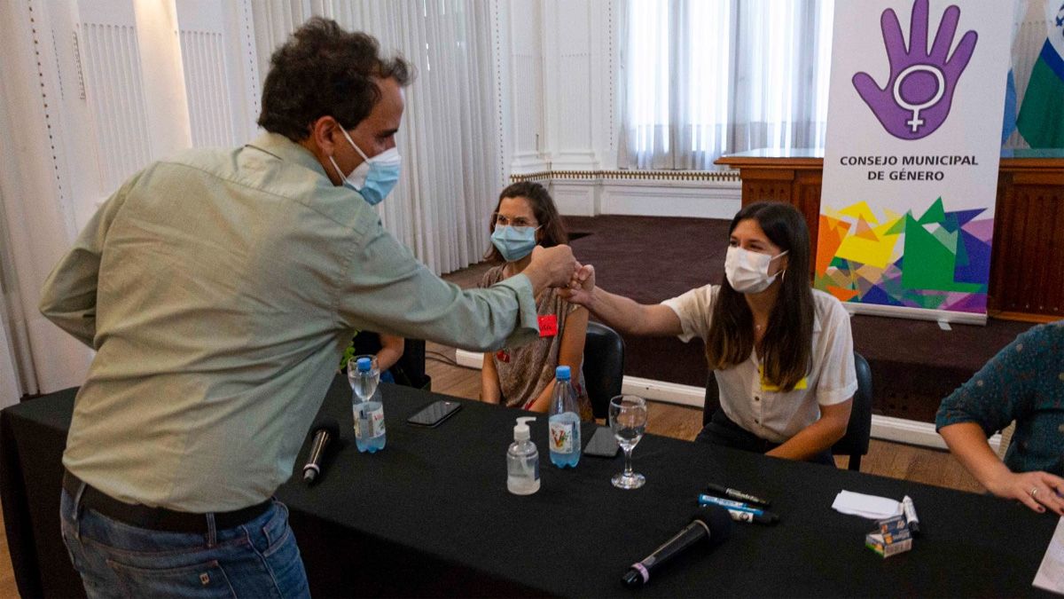 El intendente Llamosas participó de la capacitación de la Ley Micaela.