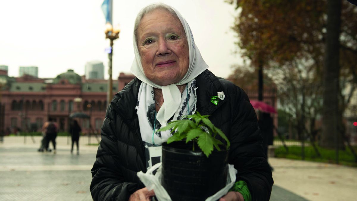 La titular de Madres de Plaza de Mayo Línea Fundadora, Nora Cortiñas.