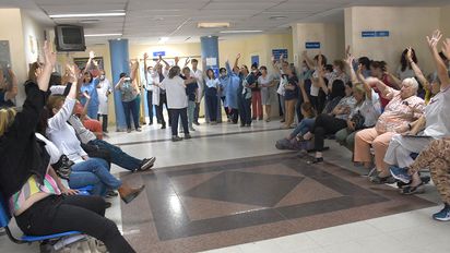Hospital: mantienen el reclamo salarial y por condiciones laborales