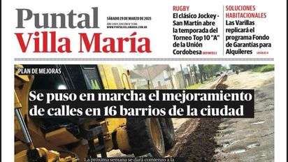 Accedé a la edición impresa de Diario Puntal Villa María