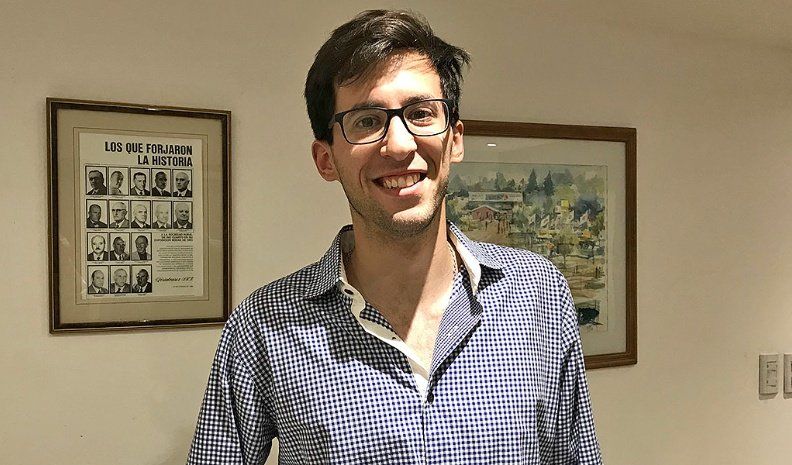 Tomás Porcel de Peralta (Ateneo SRRC) manifestó sus expectativas de contar con una buena asistencia de productores, jóvenes profesionales y estudiantes a la jornada Agtech.