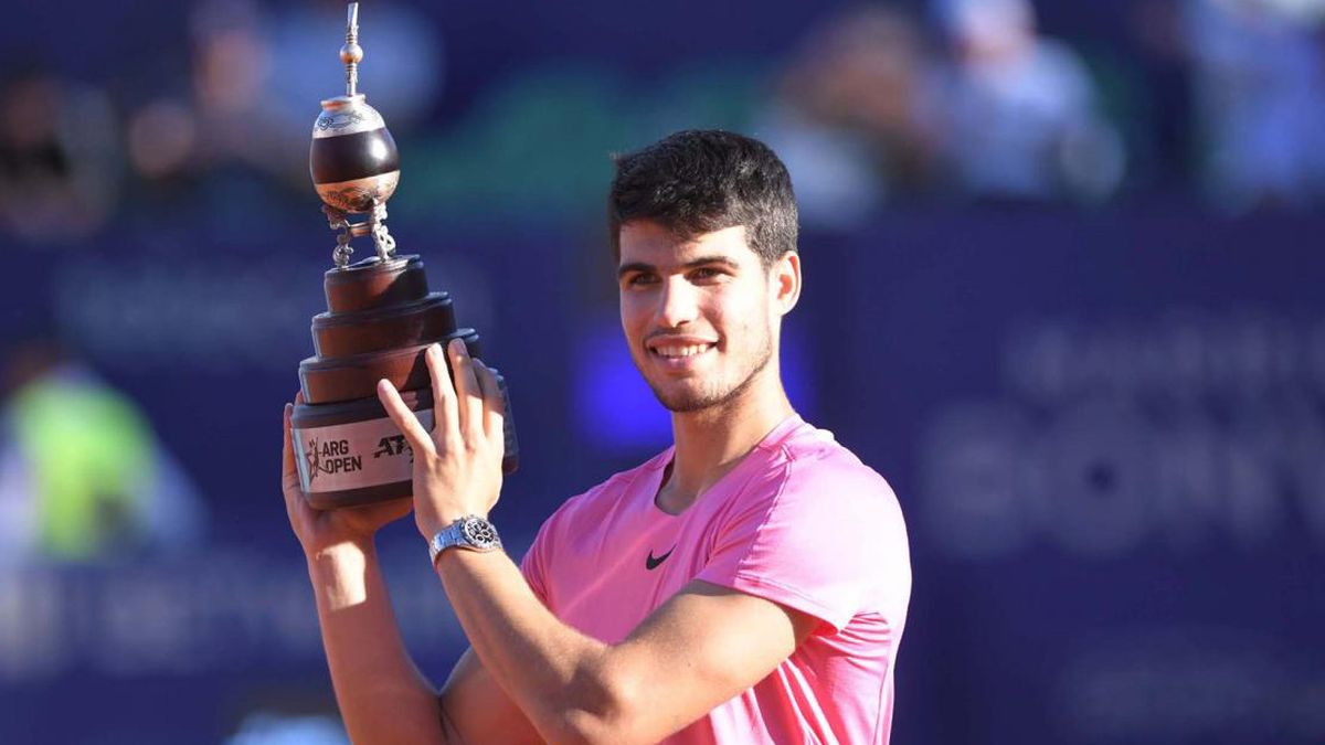 El español Carlos Alcaraz es el nuevo campeón del Argentina Open