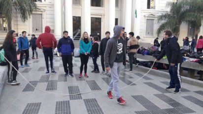 Realizaron una clase abierta en defensa de la educación pública