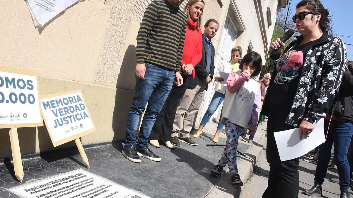 Conmovedor homenaje a Susana Dillon. Foto: Estela Zogbe