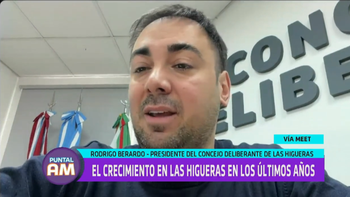 Las Higueras: Berardo habló del crecimiento en obras y los F-16