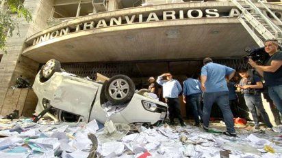 Violentos incidentes en la sede de la UTA: hubo destrozos y heridos