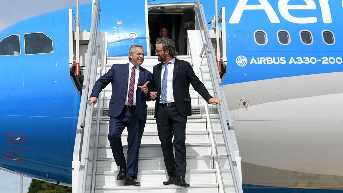 El presidente Alberto Fernández arribó esta mañana a Francia.