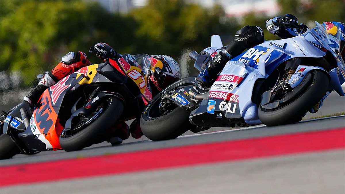 Alex Márquez y Pedro Acosta en el Sprint de MotoGP en el Gran Premio de Portugal