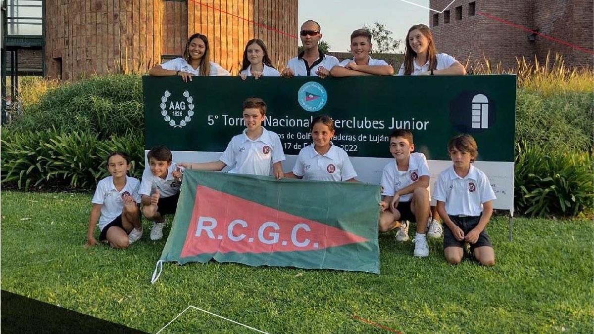 El equipo del Río Cuarto Golf Club que participó del Interclubes Nacional Junior.