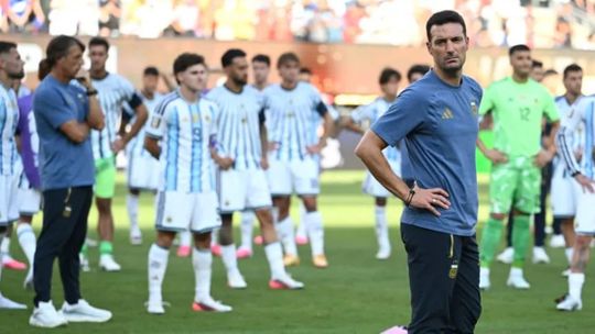 Lionel Scaloni, al frente de una Selección Argentina que ya no tendrá a Lionel Messi. Lionel Scaloni, al frente de una Selección Argentina que ya no tendrá a Lionel Messi.