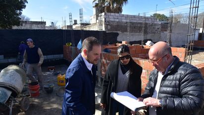 Avanza la construcción del SUM para brindar a los vecinos un espacio integral de inclusión