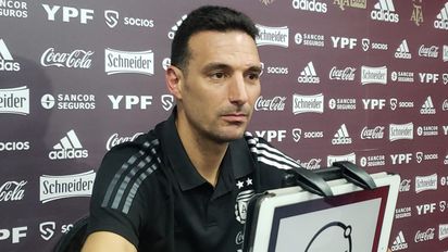 Scaloni mostró su alegría por el boleto a Qatar 2022