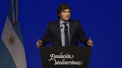 Milei en la cumbre de la Fundación Mediterránea en Córdoba: 