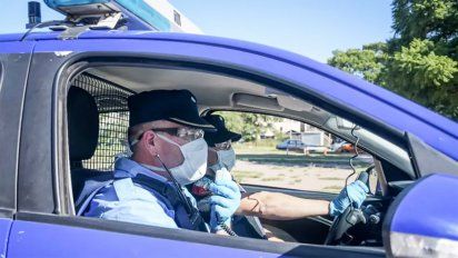 Sufrió heridas al despistar y volcar en auto en ruta 35
