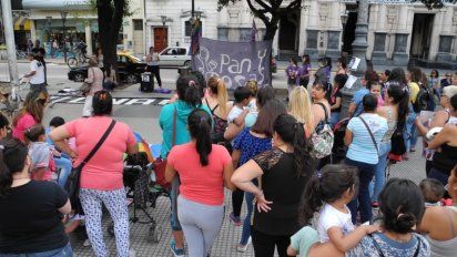 Las mujeres pararon en contra de  la represión a la protesta social