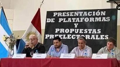 Coronel Moldes: los candidatos debatieron en el Ipea 94
