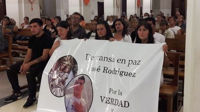 Sampacho: realizaron una misa para pedir justicia por José Rodríguez