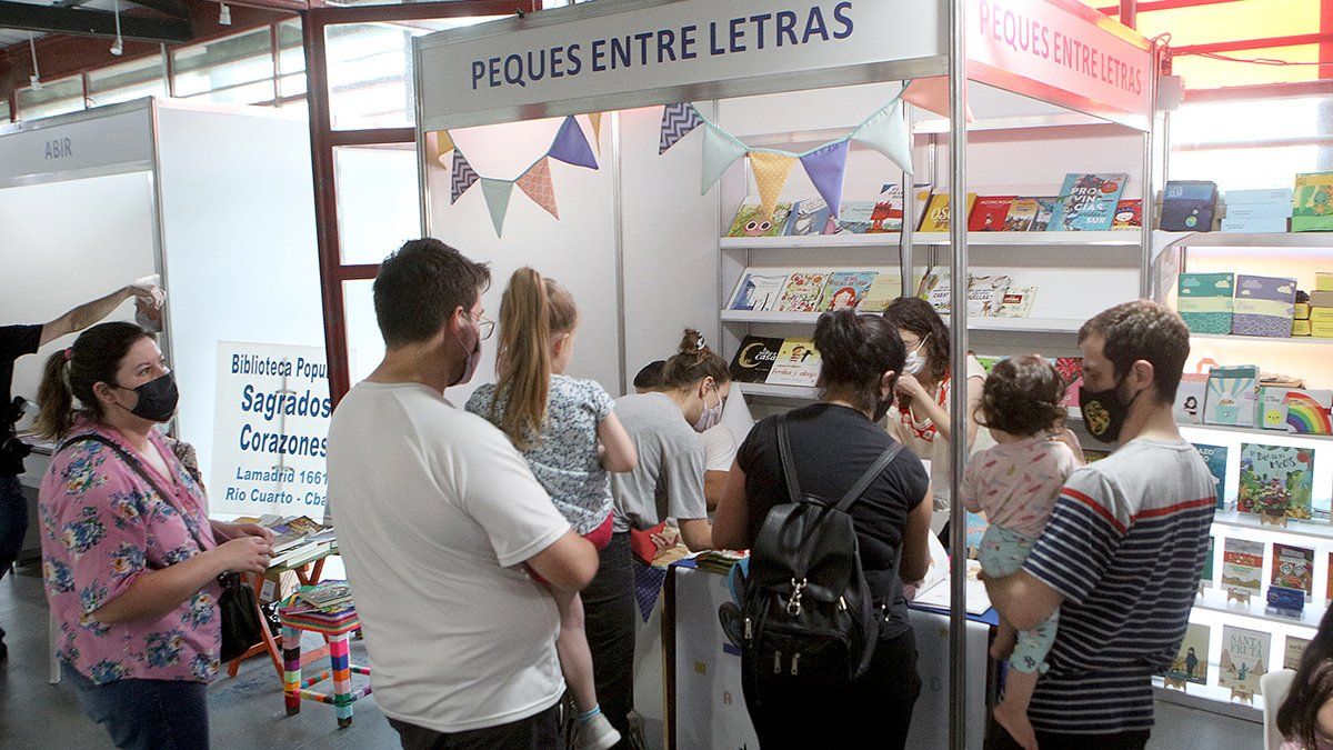 Los más pequeños también tuvieron su espacio en la Feria del Libro.