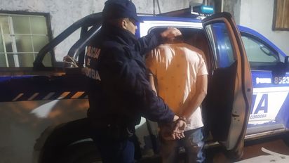 Golpeó a su expareja y fue detenido