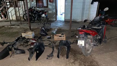 Cayó una banda sospechada de robar motocicletas