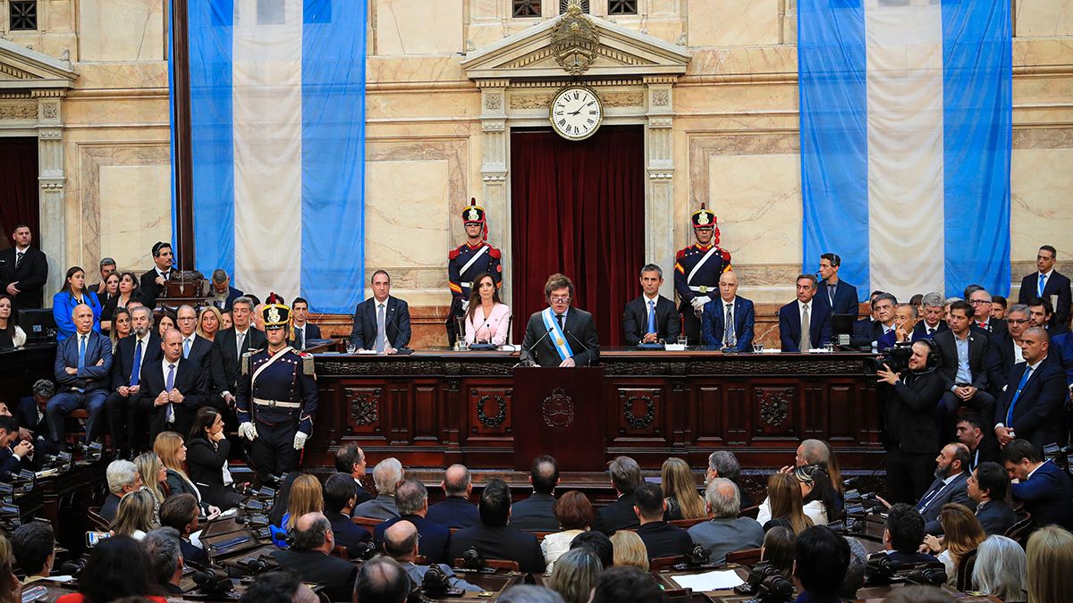 Las imágenes que dejó la apertura de Sesiones Ordinarias en el Congreso