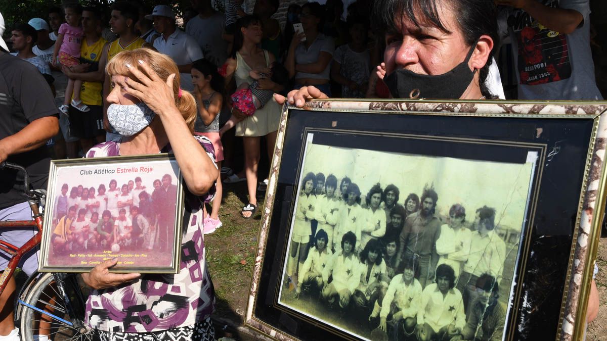 El especial homenaje en Villa Fiorito.