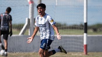 Francisco Montenegro, autor del gol que llevó al triunfo de la Sub 13.