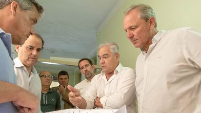 Maternidad Kowalk: recorren los nuevos quirófanos, que ya tienen un avance del 85%