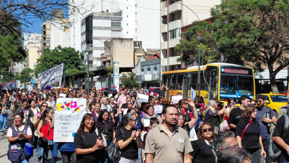 Paro docente: UEPC moviliza tras rechazar la oferta salarial del gobierno